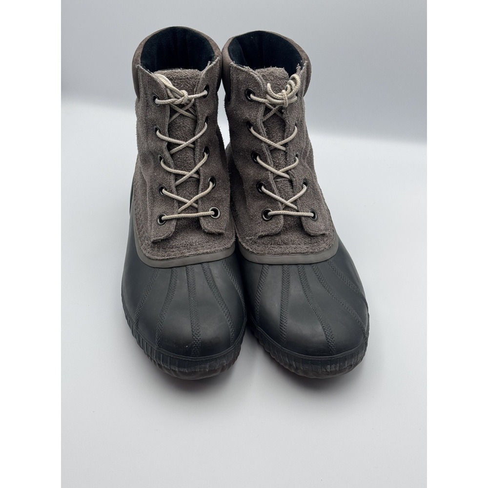 Sorel Cheyanne II Waterproof Duck Boots Men's Size 13 Taupe Brown Suede Rubber - Picture 7 of 16